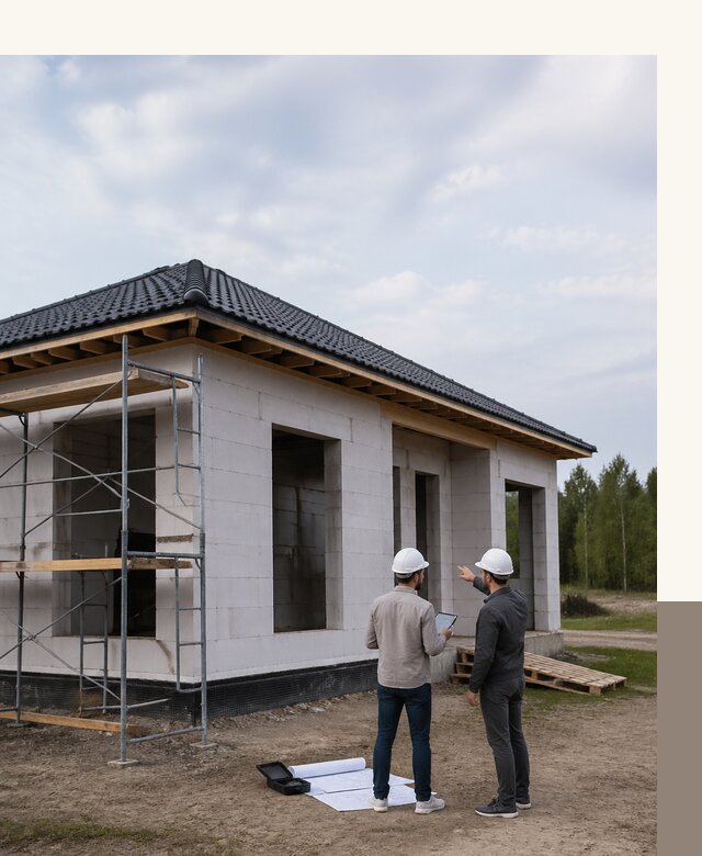 Проектирование одноэтажных домов из газобетона в Кольчугине